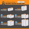 REXBETI 100PCS Single Edge Razor Blades, Industrial Razor Blades for Scraper, Suitable for Removing Labels, Decals, Stickers and Old Paint view 2