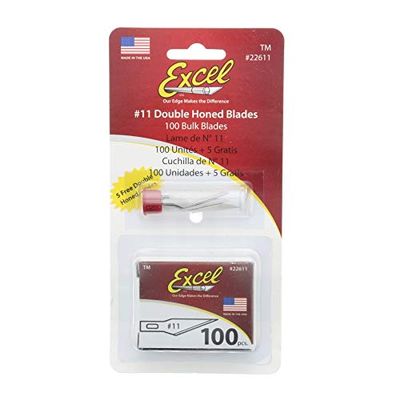 Excel Blades 22511#11 Double Honed Blade - 100 Pcs Boxed *22611A