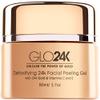 GLO24K Facial Peeling Gel with 24k Gold and Vitamins C,E. For optimal Exfoliation and Microdermabrasion. Restore and Revive your Skin. view 1