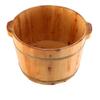 ERHANG Pedicure Basin Cedar Foot Bath Barrel Foot Massage Foot Tub Basin High 26cm Foot Washing Barrel Wooden Foot Basin Middle-Aged and Elderly Health Care Gift view 1