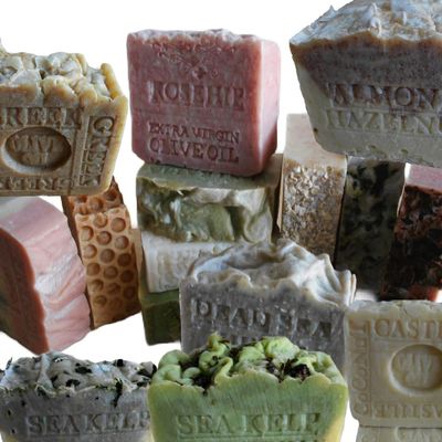Natural Handcrafted Soap Company Gift Twelve Bar Set Organic Soap Handmade !