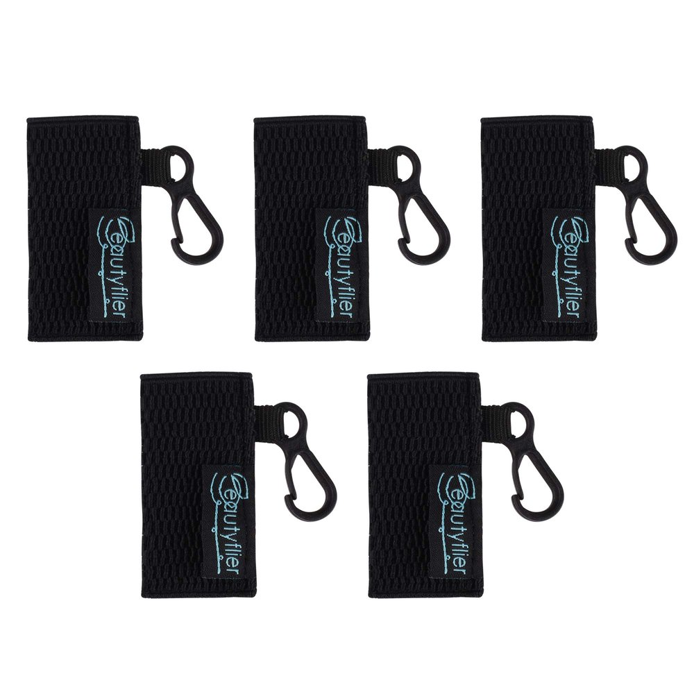 Beautyflier Cute Elastic Lip Balm Holder Keychain, Lipstick Sleeve Lip Gloss Sleeve Holder for Burts Bees Chapstick