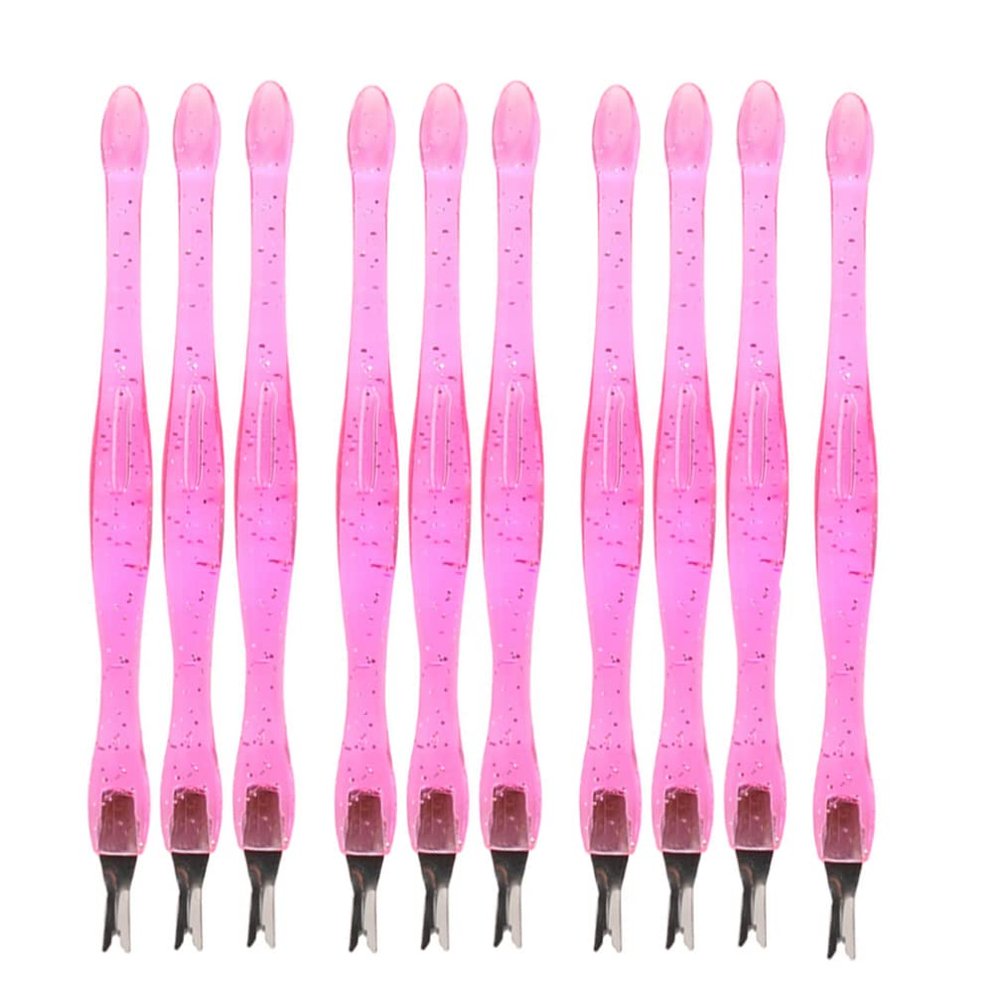 10pcs Cuticle Trimmer Dead Skin Removal Fork Nail Trimmer Cutter Art Dead Skin Fork Remover Cuticle Pusher and Trimmer Nippers Nail Cuticle Trimmers Nails Manicure Nail Clippers