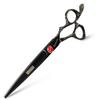 6/7/8-Inch Professional Hair Scissors Haircut Rose Pattern Hair Scissors Styling Tools Japanese Stainless Steel Scissor Set (7-inch cutting scissors-B) view 1