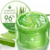 Aloderma Organic Aloe Vera Gel for Face & Body, 96% Pure Aloe Gel Made within 12 Hours of Harvest, Ideal for Skin, Scalp, & Hair Hydration, Calming Moisturizer for Soothing After Sun Care, 7.05oz view 2