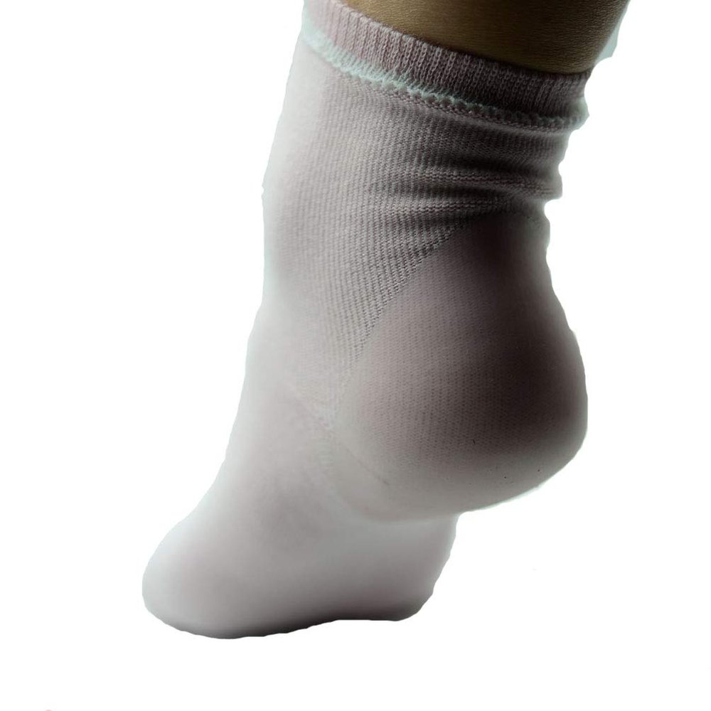 1 Pair Gel Moisturizing Socks Pink Cotton Socks Gel on Heel