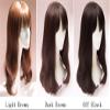 LXUE 22" Long Wavy Hair Toppers Closure with Clips Top Wiglet Topper for Women with Thinning Hair (Dark Brown) view 2