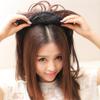 LXUE 22" Long Wavy Hair Toppers Closure with Clips Top Wiglet Topper for Women with Thinning Hair (Dark Brown) view 4