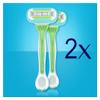 Gillette Venus Extra Smooth Green Disposable Women's Razors - 2 Count view 3