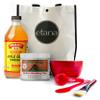 Aztec Secret Aztec Clay Premium Mask Set by Etana Beauty  All-In-One Kit Includes 1lb Indian Healing Clay, 16oz Bragg's Apple Cider Vinegar, Natural Bamboo Bowl, Stir, Scoop, Brush & Tote view 1