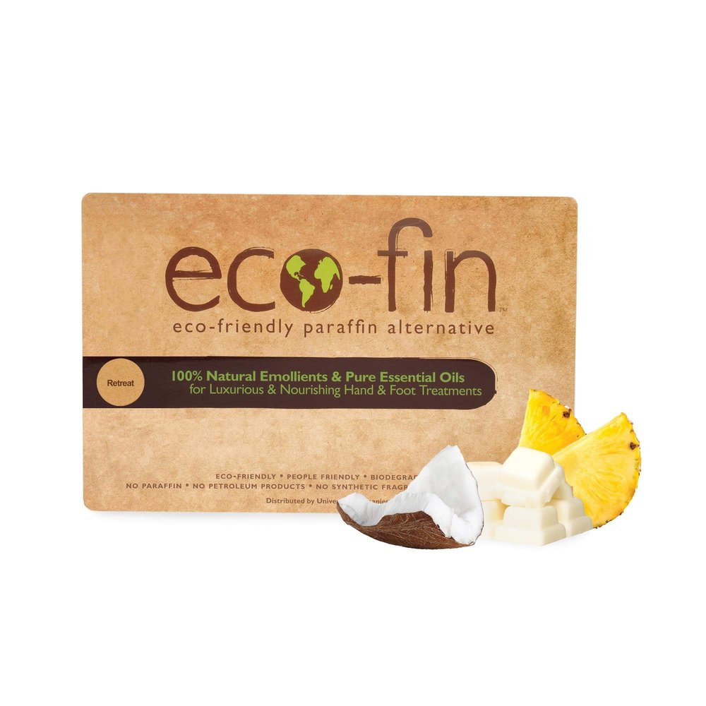 Eco-Fin Retreat Paraffin Wax Alternative | 100% Plant-Based, Coconut & Pineapple Blend | 40 Pc. Tray