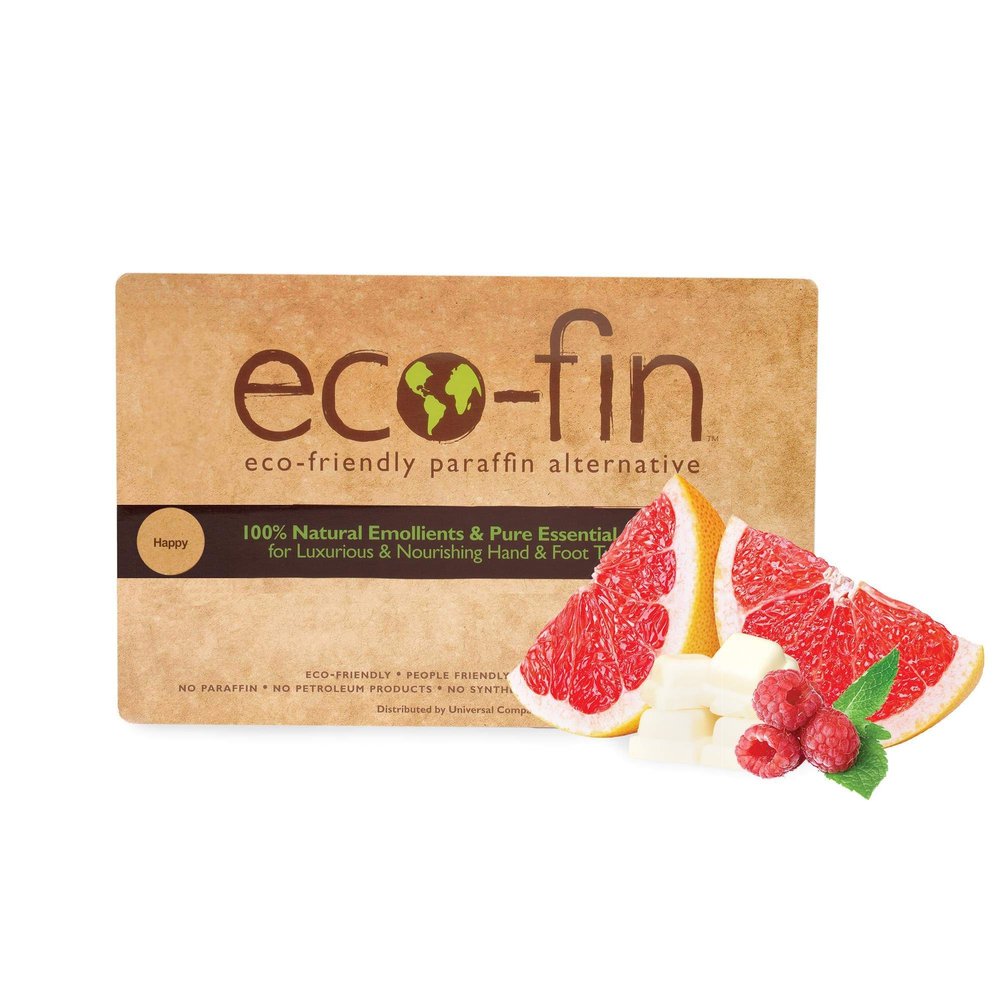 Eco-Fin Happy Paraffin Wax Alternative | 100% Plant-Based, Raspberry & Grapefruit | 40 Pc.