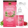 Locsanity Daily Moisturizing Refreshing Spray for Locs, Dreadlocks - Rose Water and Peppermint Hair Scalp Moisturizer, Dreadlock Spray - Natural Loc Care and Maintenance (8oz) view 1