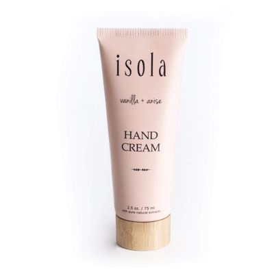 Isola Vanilla + Anise Hand Cream - Vegan - All Natural, Cruelty Free - 2.5 oz