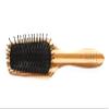 Bass Brushes | Style & Detangle Hair Brush | Professional Grade Nylon Pin | Pure Bamboo Handle | Small Paddle | Striped Finish | Model SPB - SB view 2