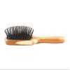 Bass Brushes | Style & Detangle Hair Brush | Professional Grade Nylon Pin | Pure Bamboo Handle | Small Paddle | Striped Finish | Model SPB - SB view 3