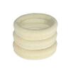 Burlybands Large Hair Ties for Thick, Heavy or Curly Hair - Non-Slip, Non-Damage, Seamless Women's Ponytail Scrunchies - Blonde, 3 Pcs view 2