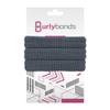Burlybands Large Hair Ties for Thick, Heavy or Curly Hair - Non-Slip, Non-Damage, Seamless Women's Ponytail Scrunchies - Dk Gray, 3 Pcs view 1