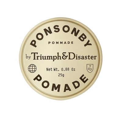 TRIUMPH & DISASTER Ponsonby Pomade Medium Hold Hair Wax for Men and Women, High Shine, Non-Greasy Finish, 25g Fine to Thick Hair