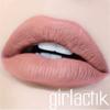 Girlactik Long Lasting Matte Lip Paint Liquid Lipstick in Allure- Long wearing, Smooth Application, Pigmented, Non-Crack Formula, Lightweight, 7.5 ml / .25 oz, (Bashful) view 2