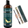 Live Fraiche Organic Castor Oil (16oz) + Filled Mascara Tube - 100% Pure Hexane Free Cold Pressed Castor Oil for Skin and Face - Hair Growth for Eyelashes and Eyebrows Scalp & Hair Treatment Oil view 1