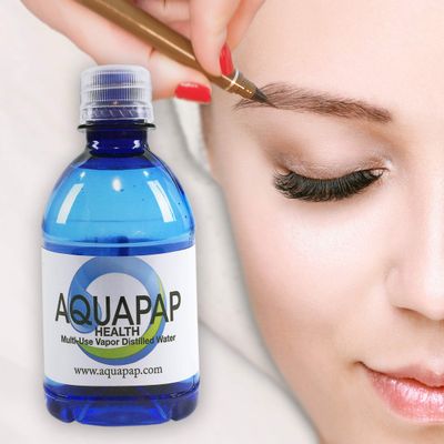 Aquapap Microblading Tattoo Aftercare Distilled Water Clean Rinse and Blot 24 Pack of 8oz Bottles