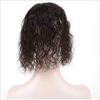 12" Curly Wavy Hair Toppers Real Human Hair for Women with bangs 3 Clips in Wiglet Hairpieces for Thinning Hair Loss view 3