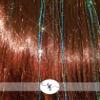 40" Fairy Hair Tinsel 100 Strands (Sparkle Teal) view 2