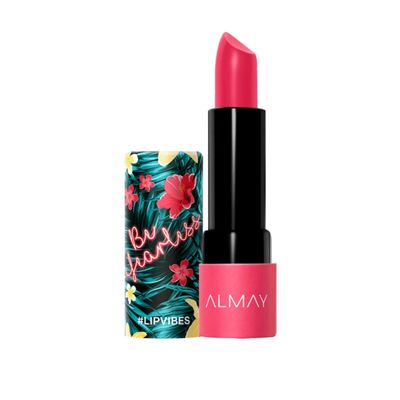 Almay Lip Vibes, Be Fearless, 0.14 Ounce, matte lipstick