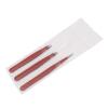 AAProTools 3 Premium Stainless Steel Eyebrow Tweezers with Pouch, Tweezers Set with Slant, Straight and Pointed Tips - Precision Calibrated - Best for Eyebrow, Ingrown Hair and Splinters (Red) A+ Qual view 1