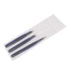 AAProTools Eyebrow Tweezer Set,3 Pcs Premium Stainless Steel Eyebrow Tweezers with Pouch,Tweezers Set with Slant, Straight and Pointed Tips - Precision Calibrated - (Blue) view 2