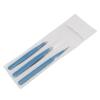 AAProTools 3 Premium Stainless Steel Eyebrow Tweezers with Pouch, Tweezers Set with Slant, Straight and Pointed Tips - Precision Calibrated - Best for Eyebrow, Ingrown Hair and Splinters (Sky Blue) A+ view 1