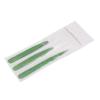 AAProTools 3 Premium Stainless Steel Eyebrow Tweezers with Pouch, Tweezers Set with Slant, Straight and Pointed Tips-Precision Calibrated-Best for Eyebrow, Ingrown Hair and Splinters (Green & Yellow) view 1