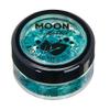 Biodegradable Eco Chunky Glitter by Moon Glitter - 100% Cosmetic Bio Glitter for Face, Body, Nails, Hair and Lips - 3g - Turquoise view 1