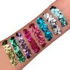Biodegradable Eco Chunky Glitter by Moon Glitter - 100% Cosmetic Bio Glitter for Face, Body, Nails, Hair and Lips - 3g - Silver view 2