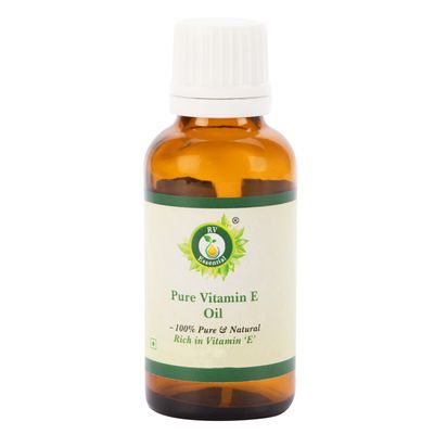 R V Essential Pure Vitamin E Oil 15ml (0.507oz)- (100% Pure and Natural Rich in Vitamin E)