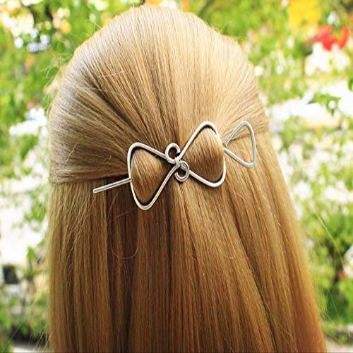 Handmade Minimalist Dainty Gold Silver Rose Gold Metal Hairpin Hair Clip Triangle Hair Barrette Women
