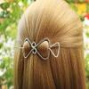 Handmade Minimalist Dainty Gold Silver Rose Gold Metal Hairpin Hair Clip Triangle Hair Barrette Women view 3