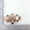 Faship Gorgeous Clear Rhinestone Crystal Floral Hair Barrette Clip view 4