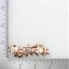 Faship Gorgeous Champagne Rhinestone Crystal Small Floral Hair Barrette Clip view 4