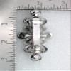 Faship Gorgeous Purple Rhinestone Crystal Floral Hair Barrette Clip view 4