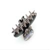 Faship Premium Rhinestone Crystal Black Pink Cellulose Acetate Floral Art Deco Hair Claws Clips view 4