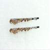 Faship A Pair Of Champagne Premium Rhinestone Crystal Floral Hair Clips Pins 2 Pcs view 4