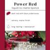 Aromi Matte Liquid Lipstick | Long-Lasting, Dark Red, Maroon Lip Color with Blue Undertones, Smudge Proof, Waterproof, Vegan Makeup (Power Red) view 2