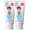 BK Kidz Hair Gel - 7oz x 2: Double Pack of Gentle Hair Styling for Kids -Spike it - Messy it - Slick it view 1