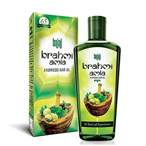 Bajaj Brahmi Amla Hair Oil - Reduce hair fall & strengthens hair - -1 Pack (Ship from India) (400ml / 13.52 fl oz)
