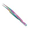 Metaleks 6PCS Eyelash Extension Tweezers Sets Made of Japanese Stainless Steel In Magnetic Kit (Multi Titanium Coated) view 4
