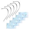 10 Pieces 316L Surgical Steel Pre-Sterile Disposable Curved Piercing Needles Pack (18GA (1mm)) view 1