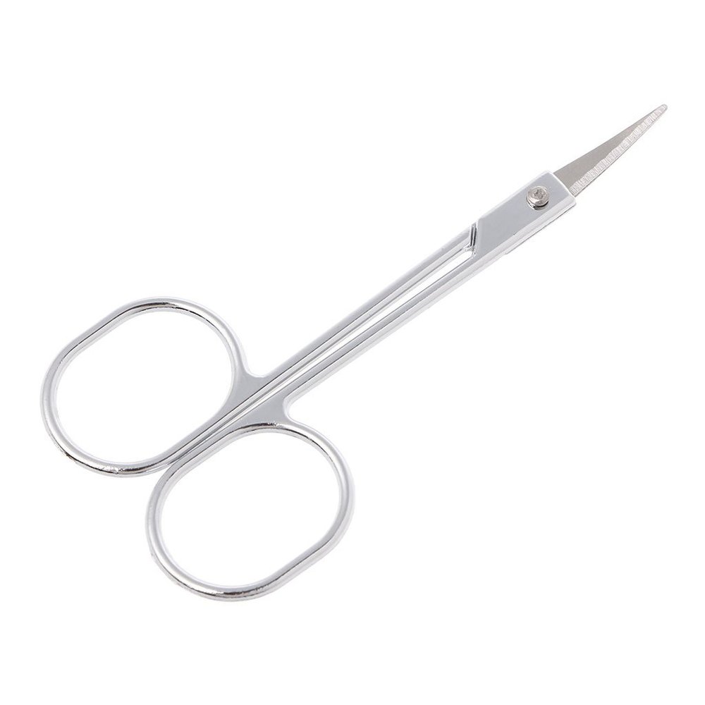 Junlinto Stainless Steel Small Eyebrow Nose Hair Scissors Cut Manicure Facial Trimming