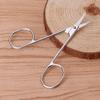Junlinto Stainless Steel Small Eyebrow Nose Hair Scissors Cut Manicure Facial Trimming view 3